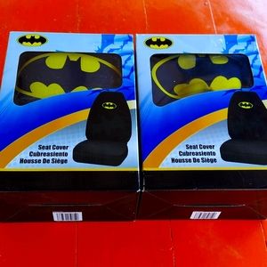 2 Batman car seat covers